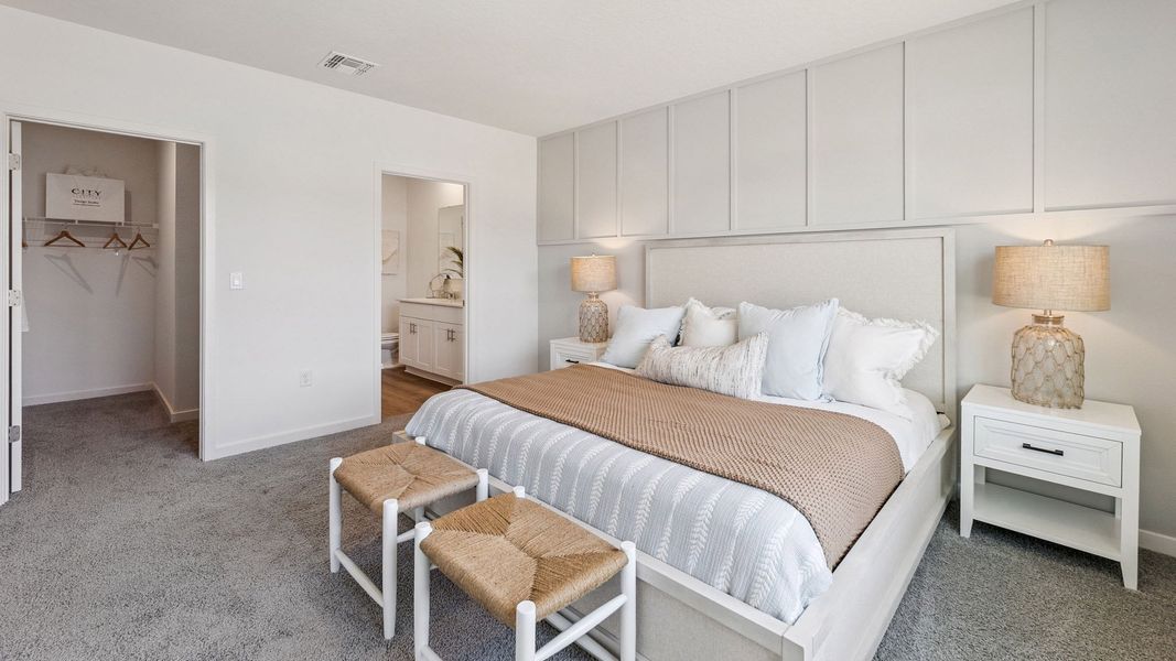 Furnished interior in a model home at Halifax Plantation Villas in Ormond Beach (Image 11). Furnished interior in a model home at Halifax Plantation Villas in Ormond Beach (Image 11).