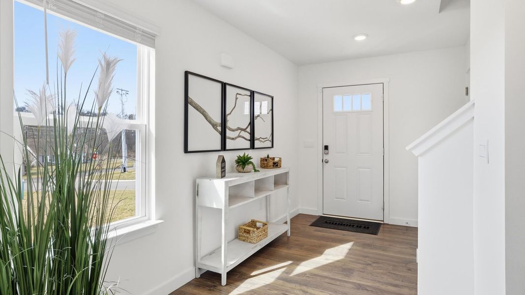 Furnished interior in a model home at Belhaven in Knoxville (Image 6).