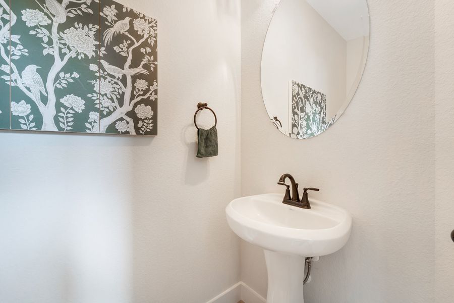 Furnished interior in a model home at Magnolia Springs in Montgomery (Image 42).