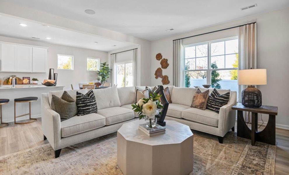 Furnished interior in a model home at Chandler Ridge in McLeansville (Image 7).