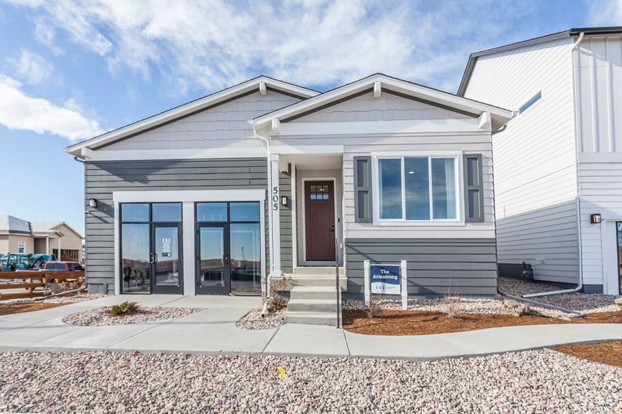 Front exterior of a home in the Bloom community, located in Fort Collins, CO (Image 2).