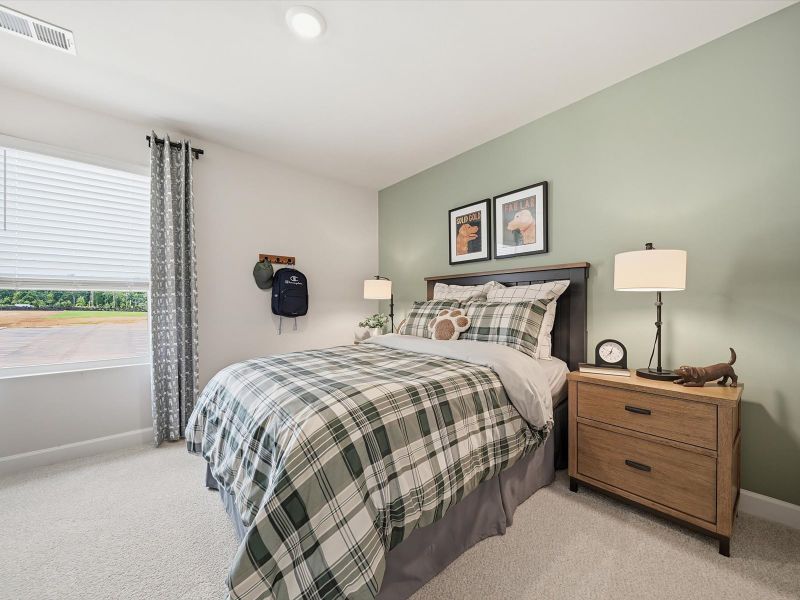 Furnished interior in a model home at Southwell Commons in Anderson (Image 16). Furnished interior in a model home at Southwell Commons in Anderson (Image 16).