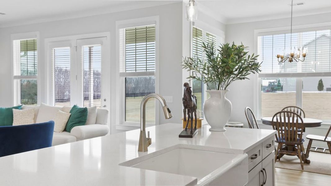 Furnished interior in a model home at Pinebrook in Woodruff (Image 24).