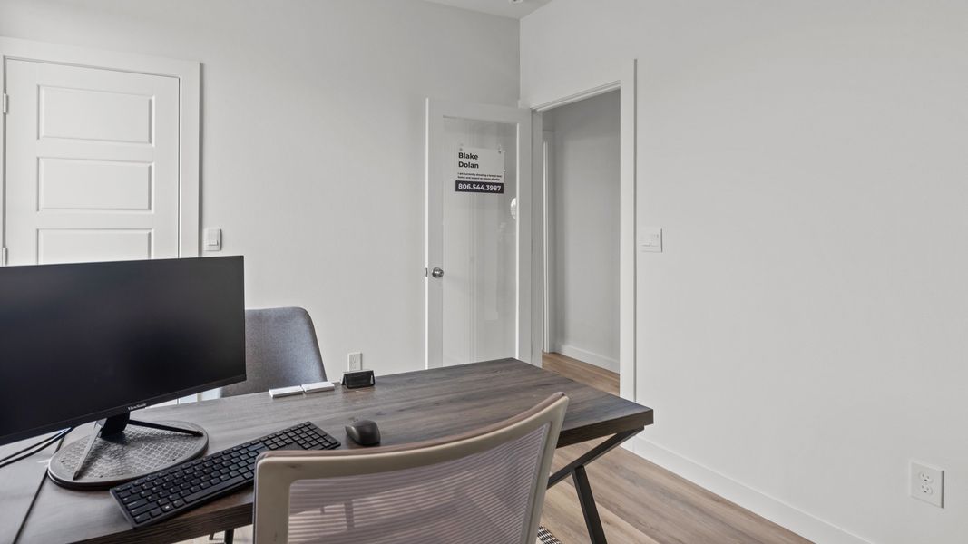 Furnished interior in a model home at Westmont in Lubbock (Image 5).