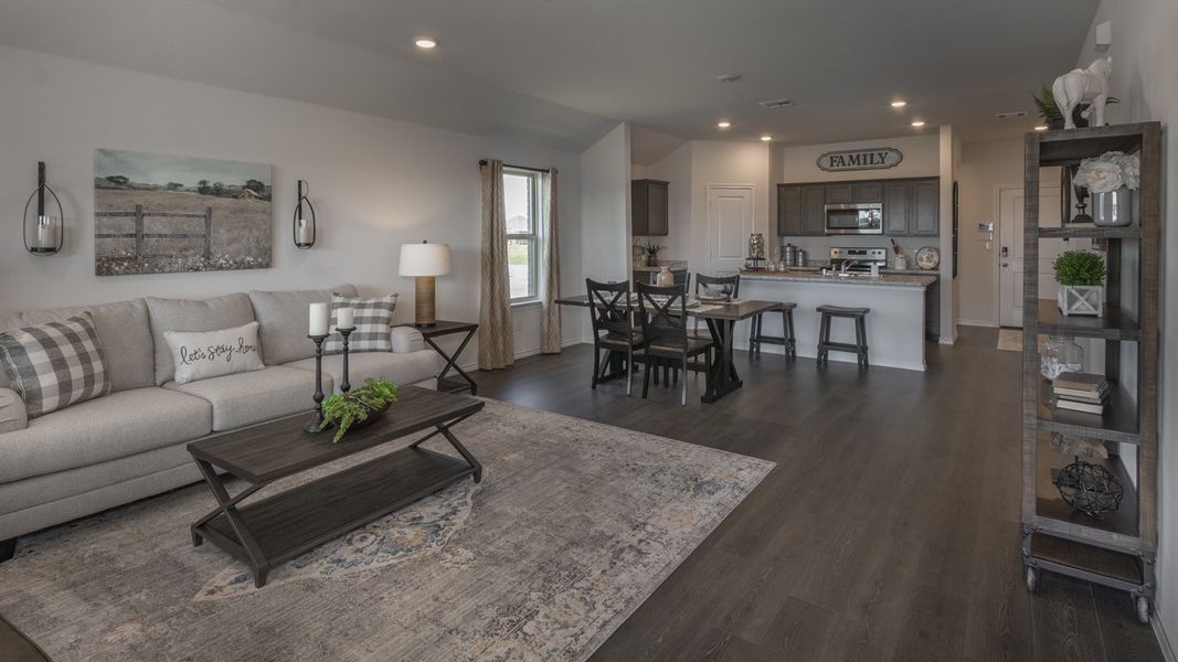 Furnished interior in a model home at Verandah in Royse City (Image 8). Furnished interior in a model home at Verandah in Royse City (Image 8).