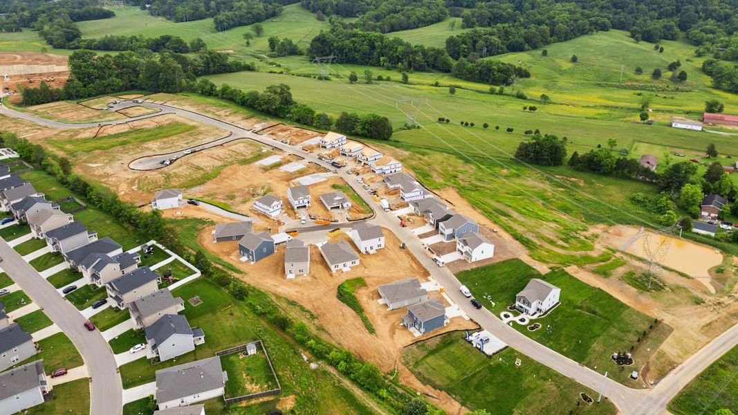Aerial view of the Belhaven community in Knoxville, TN, showing layout and nearby surroundings (Image 1). Aerial view of the Belhaven community in Knoxville, TN, showing layout and nearby surroundings (Image 1).