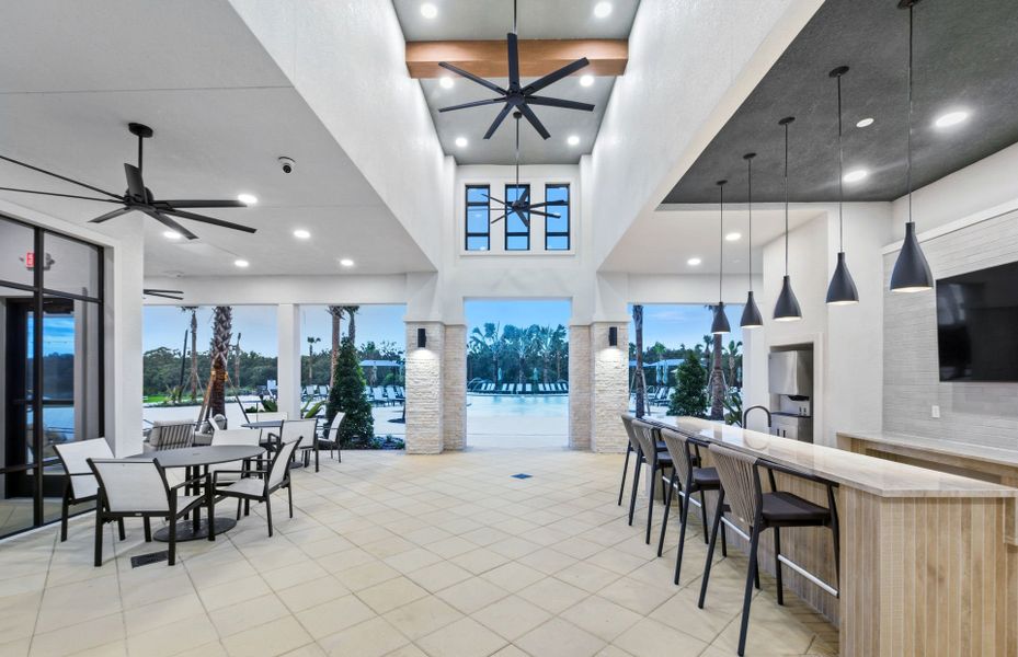 Clubhouse Gathering Space Clubhouse Gathering Space