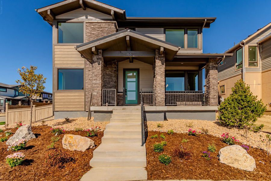 Exterior details of a home in West Grange, Longmont (Image 2). Exterior details of a home in West Grange, Longmont (Image 2).