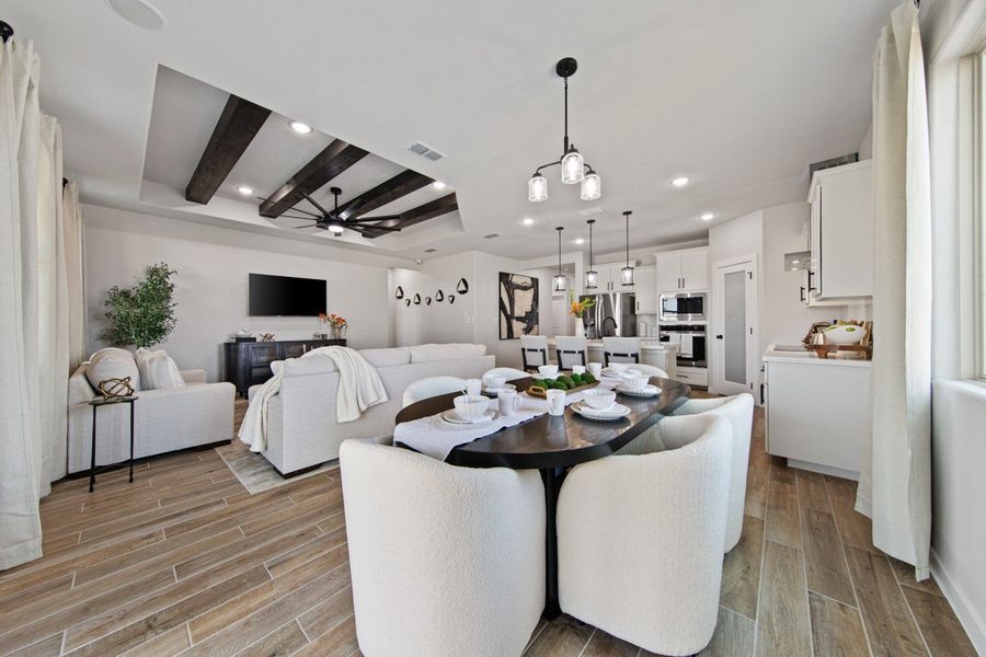 Furnished interior in a model home at Paloma Ranch in Harlingen (Image 34).