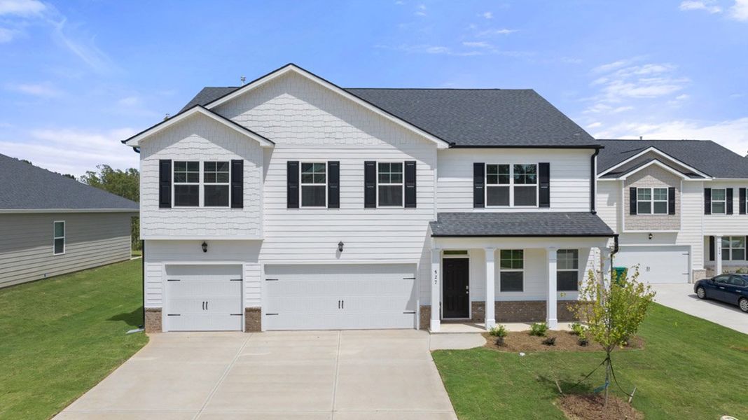 Front exterior of a home in the Highland Hills community, located in Graniteville, SC (Image 1).