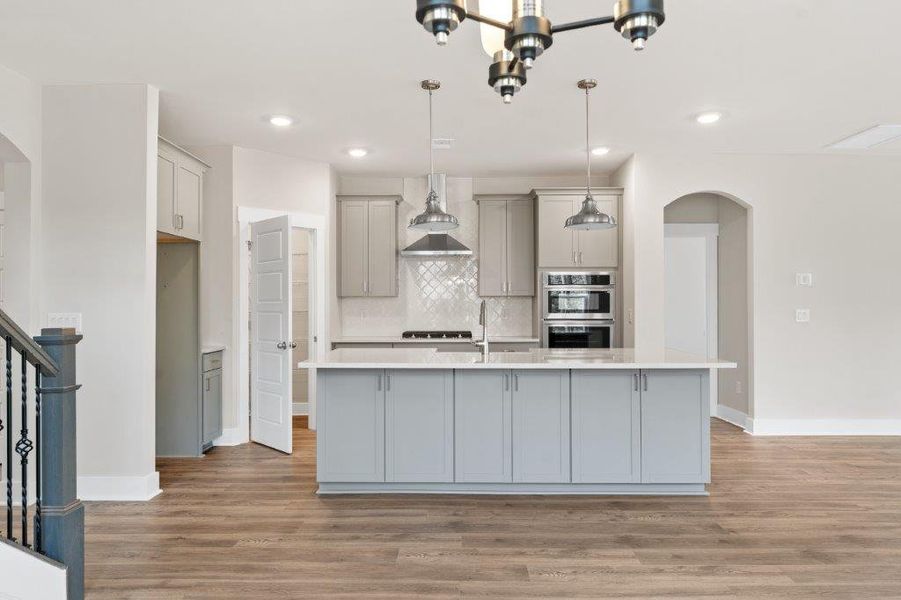 Furnished interior in a model home at Double Springs in Taylors (Image 85). Furnished interior in a model home at Double Springs in Taylors (Image 85).