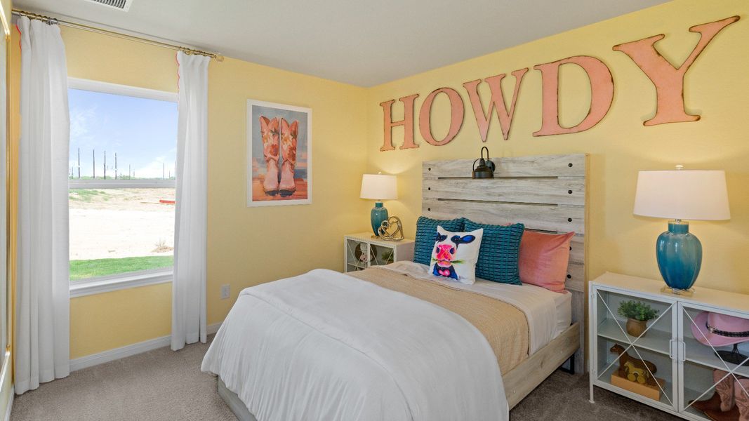 Hickory Ridge Model Home Secondary Bedroom