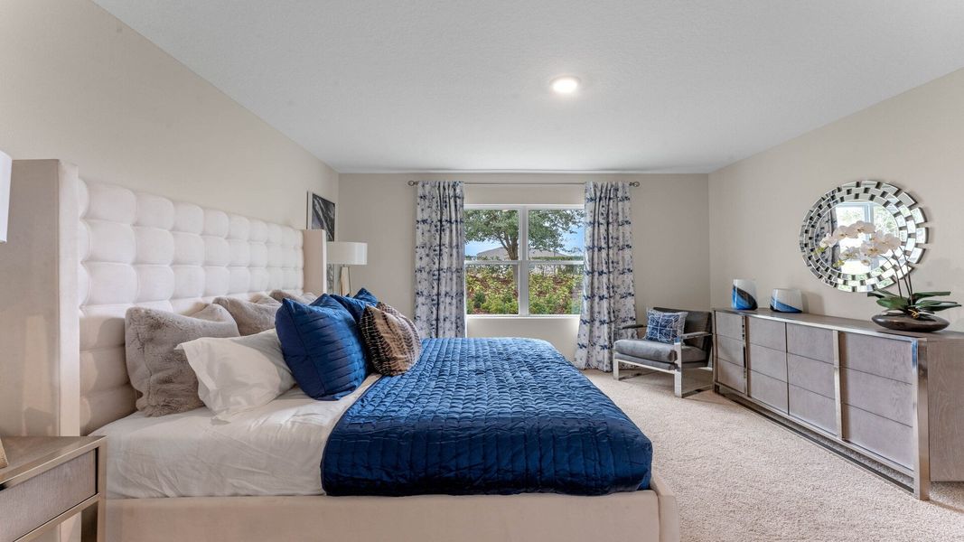 Furnished interior in a model home at Wynwood in Ocoee (Image 18).