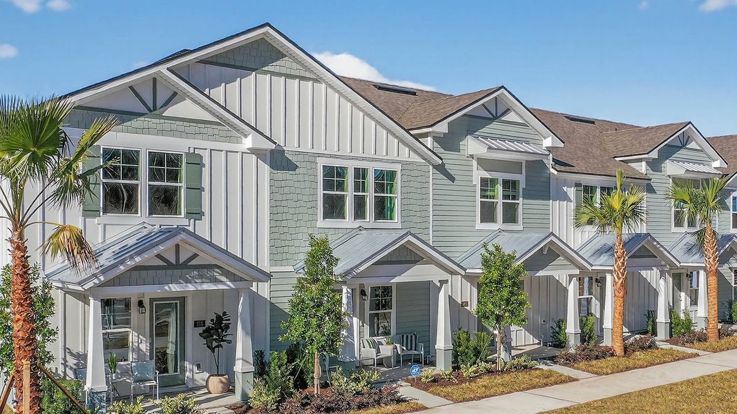 Front exterior of a home in the Liberty Cove community, located in Yulee, FL (Image 2).