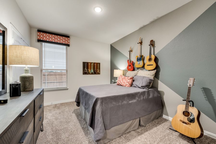 Furnished interior in a model home at Green Meadows in Anna (Image 28).