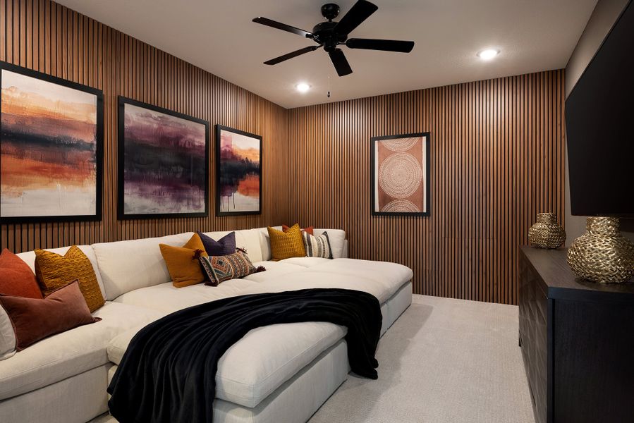 Furnished interior in a model home at Blackhawk in Pflugerville (Image 35). Furnished interior in a model home at Blackhawk in Pflugerville (Image 35).