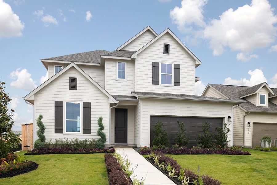 Front exterior of a home in the Legacy Collection - Freedom at Anthem community, located in Kyle, TX (Image 2). Front exterior of a home in the Legacy Collection - Freedom at Anthem community, located in Kyle, TX (Image 2).