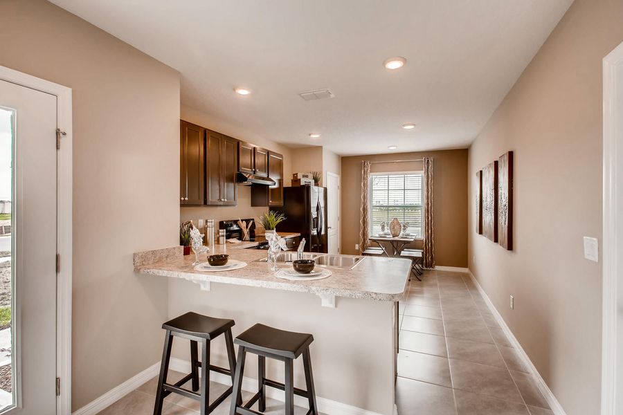 Image 4 of the Oak Pointe Townhomes community in Apopka, FL.