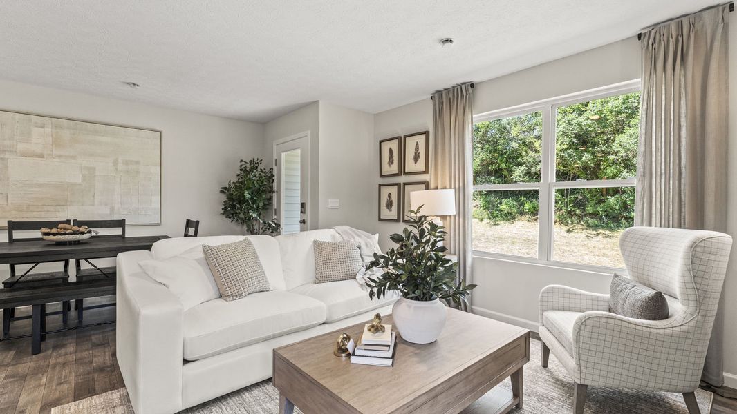 Furnished interior in a model home at Bancroft Place in Jackson (Image 5).