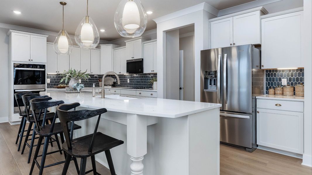 Furnished interior in a model home at Brio in Knightdale (Image 6).