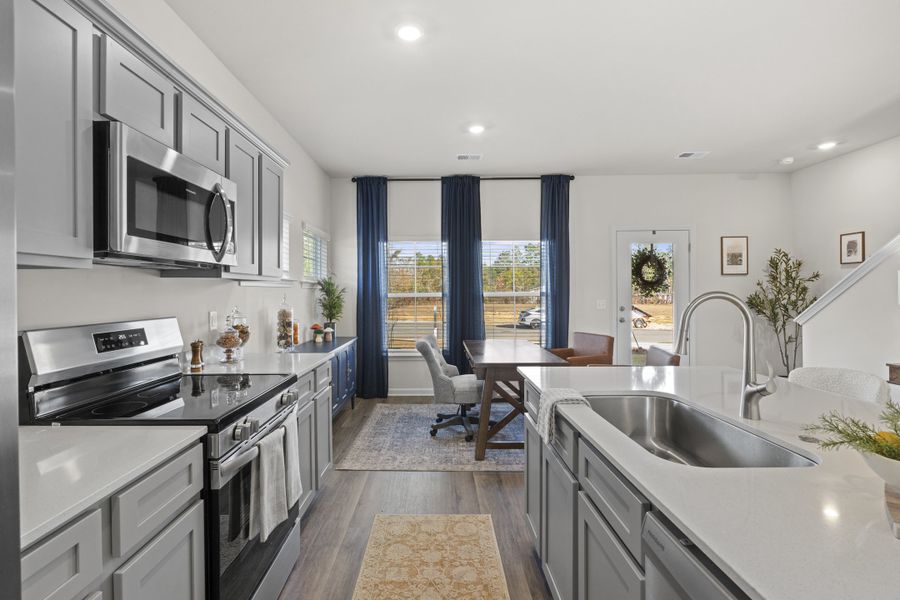 Furnished interior in a model home at Cypress Point in Graniteville (Image 24).