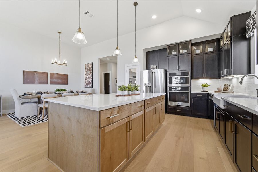 Furnished interior in a model home at Lariat in Liberty Hill (Image 28).