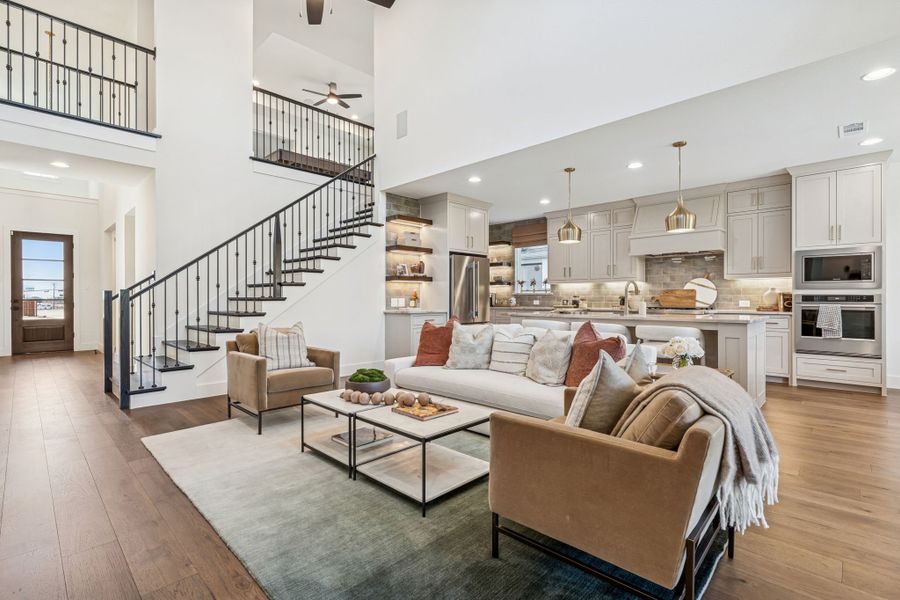 Furnished interior in a model home at Lakewood Village in Lakewood Village (Image 6).