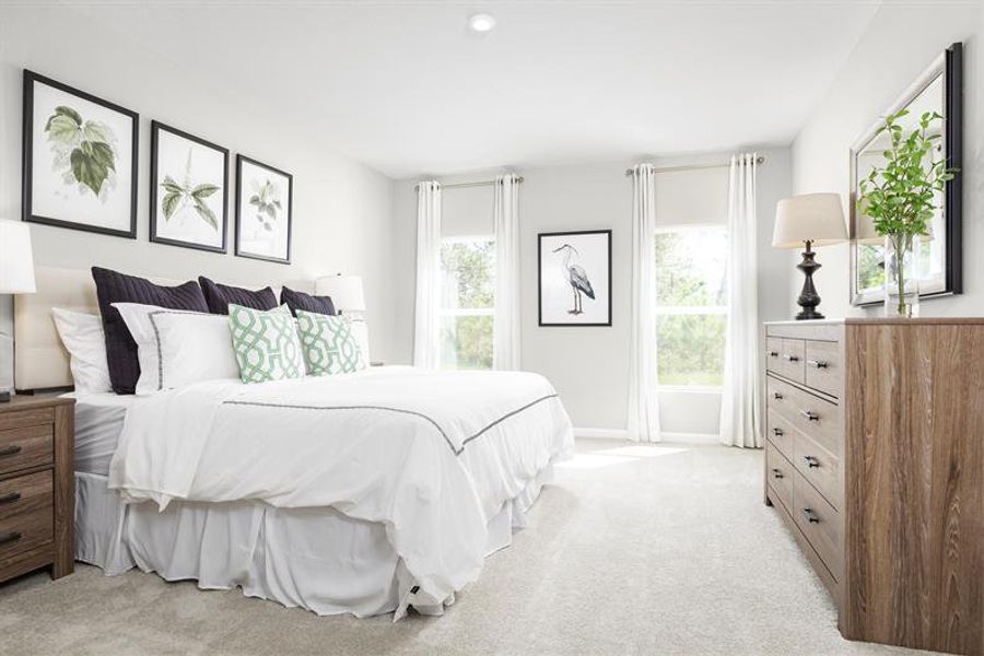 Furnished interior in a model home at Heritage Station in Punta Gorda (Image 4).