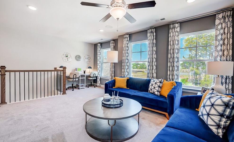 Furnished interior in a model home at Irby Glen in Spartanburg (Image 11). Furnished interior in a model home at Irby Glen in Spartanburg (Image 11).