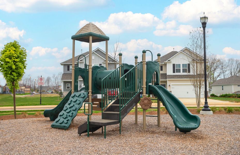 Playground inside of community at Copes Crossing in White House, Tennessee by Pulte Home Builders Playground inside of community at Copes Crossing in White House, Tennessee by Pulte Home Builders
