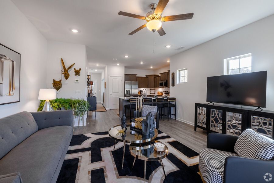 Furnished interior in a model home at Talia Trace in Smyrna (Image 26).