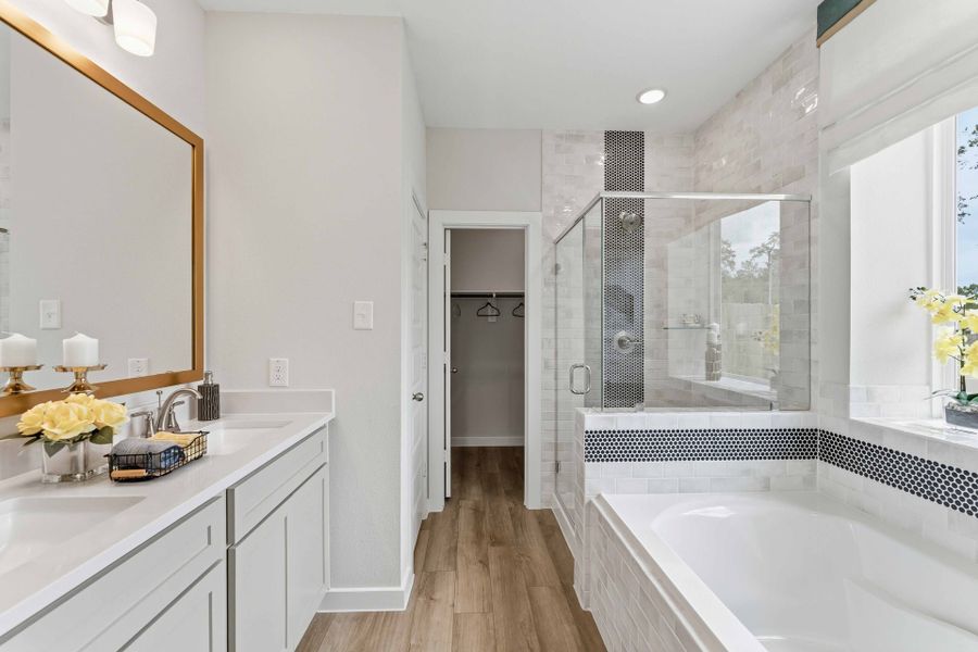 Furnished interior in a model home at Cielo in Cut and Shoot (Image 29).