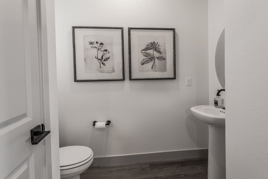 Furnished interior in a model home at Trailside Story Collection - Single Family Homes in Timnath (Image 45).