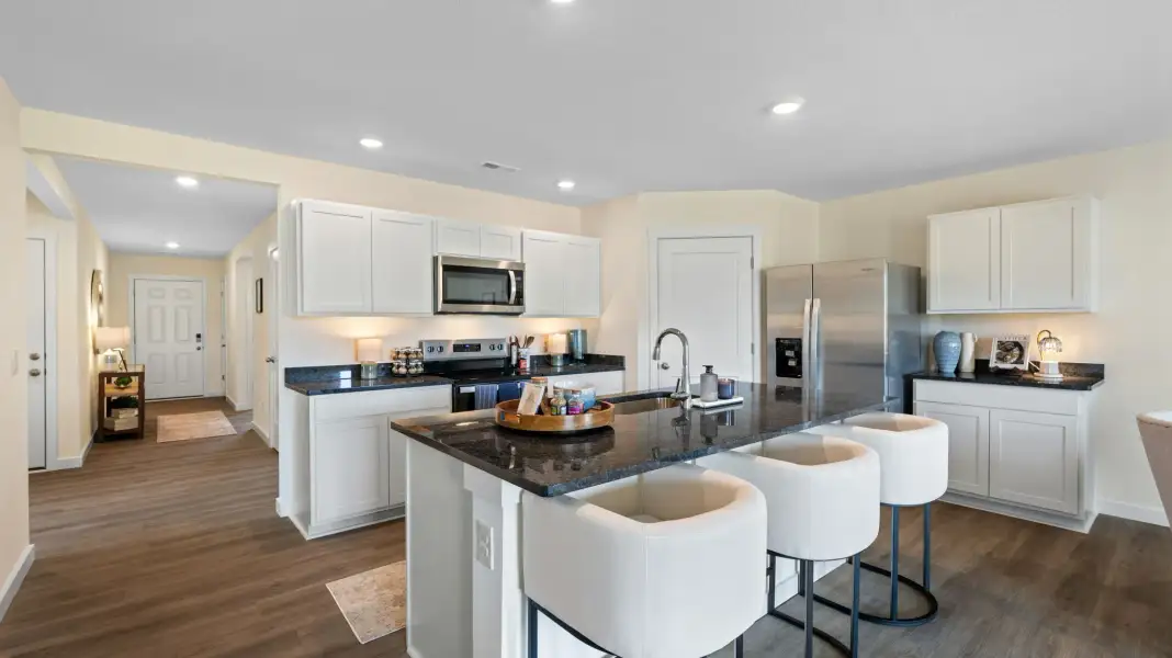 Furnished interior in a model home at Westland Ridge in Cleveland (Image 15).