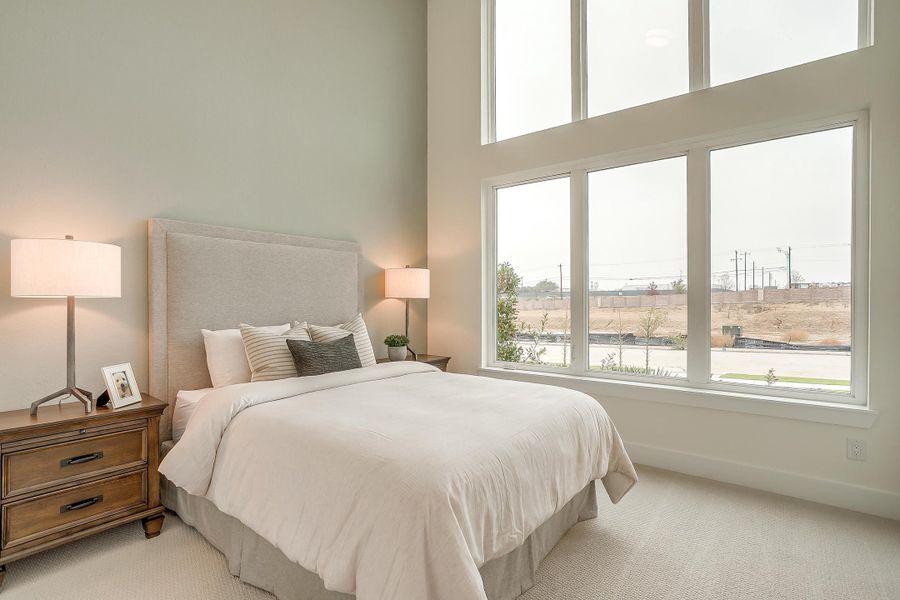 Furnished interior in a model home at Sweetgrass in Fort Worth (Image 6).