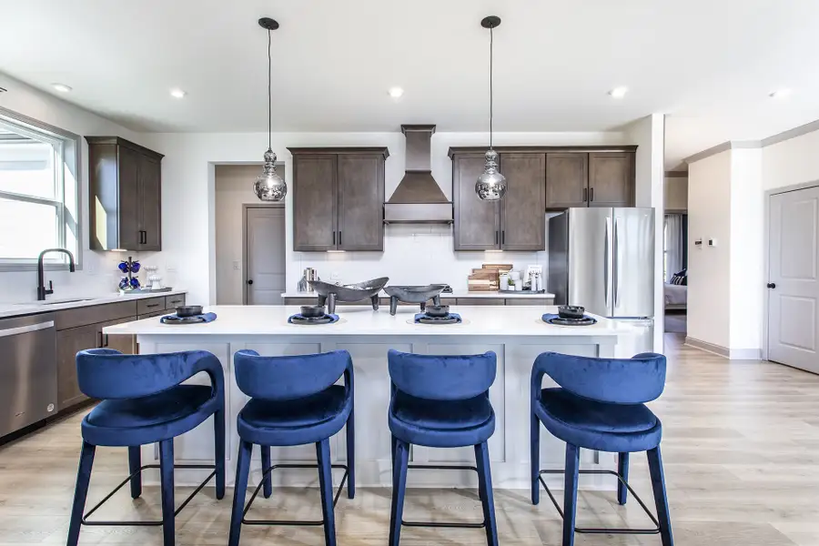 Furnished interior in a model home at Tiberon Woods in Cumming (Image 4).