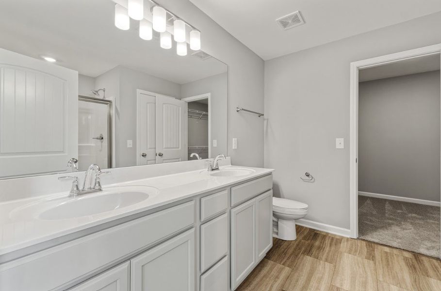 Furnished interior in a model home at Robinson Meadows in Murfreesboro (Image 8).