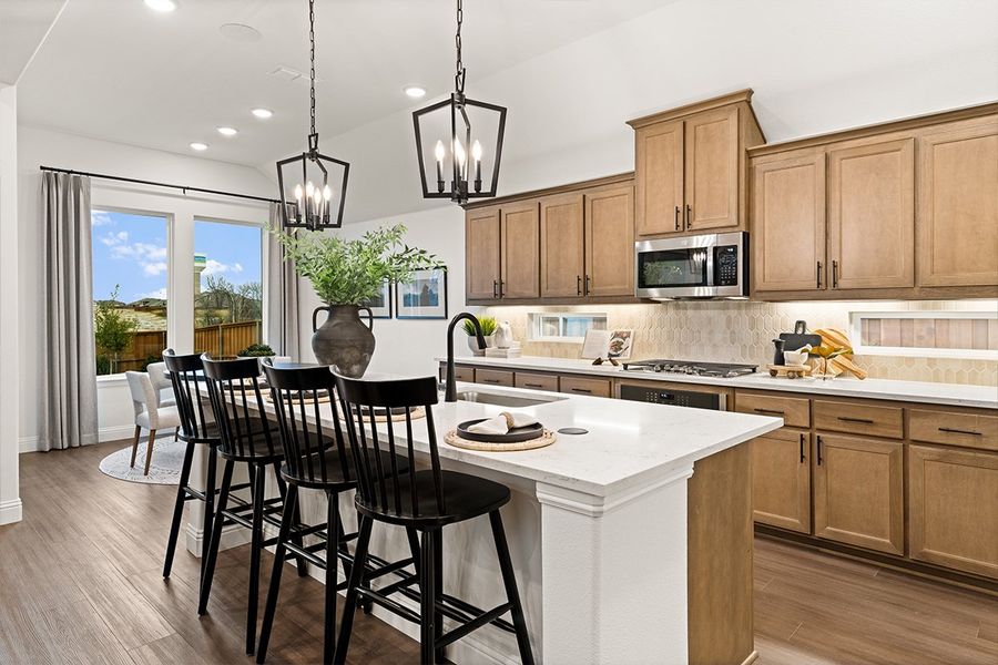 Furnished interior in a model home at Heartland in Heartland (Image 6).