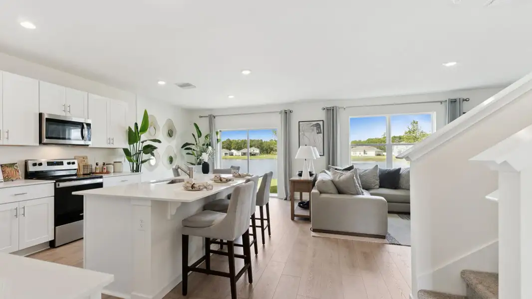 Furnished interior in a model home at Sandpiper in St. Cloud (Image 13).