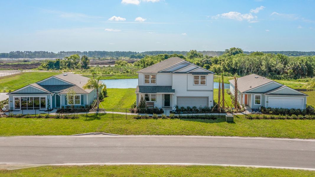 Front exterior of a home in the Rookery community, located in Green Cove Springs, FL (Image 5).