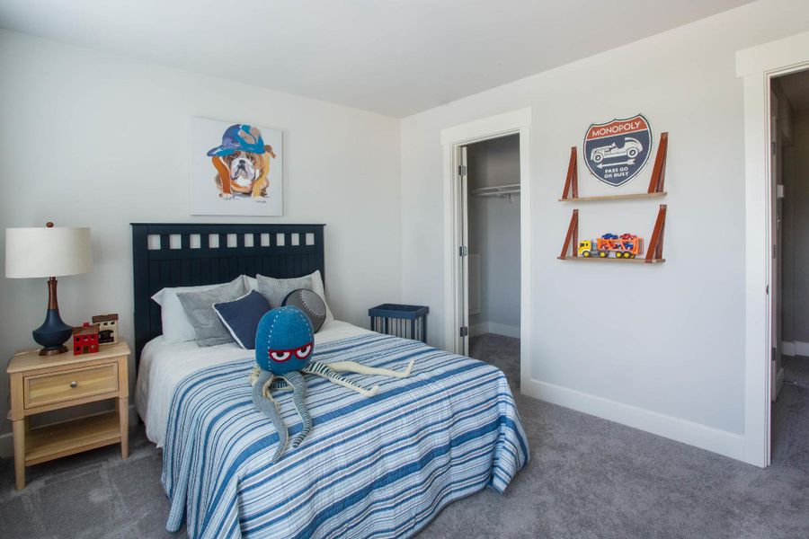 Furnished interior in a model home at White Oak in Arlington (Image 34).