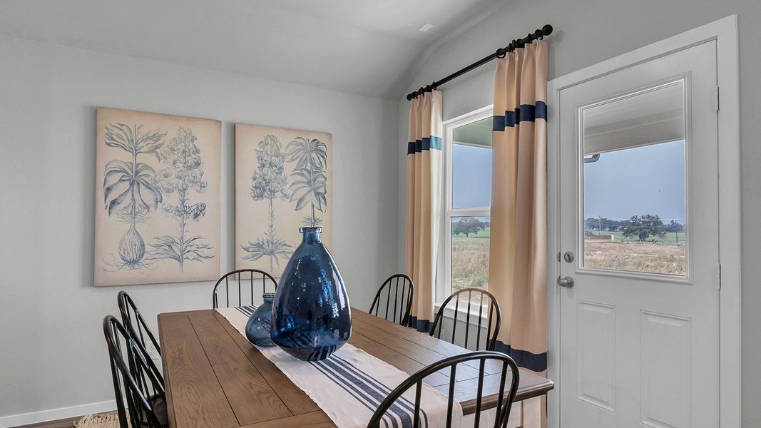Furnished interior in a model home at Cornerstone in Rockdale (Image 8).