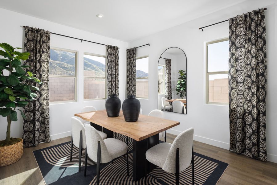 Furnished interior in a model home at Sanctuary in Phoenix (Image 5).