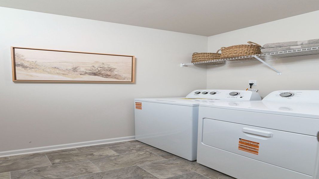 Furnished interior in a model home at Leatherstone in Blythewood (Image 43).