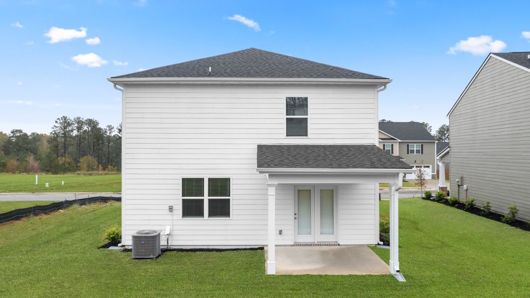 Exterior details of a home in Wrenfield at Chanticleer, North Augusta (Image 2). Exterior details of a home in Wrenfield at Chanticleer, North Augusta (Image 2).