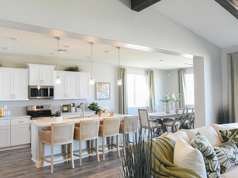 Furnished interior in a model home at Morningstar in Prescott Valley (Image 6).