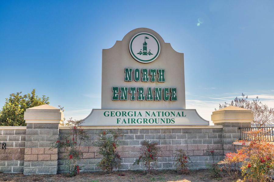Entrance to the Langston Place community in Perry, GA, featuring signage and landscaping (Image 10).
