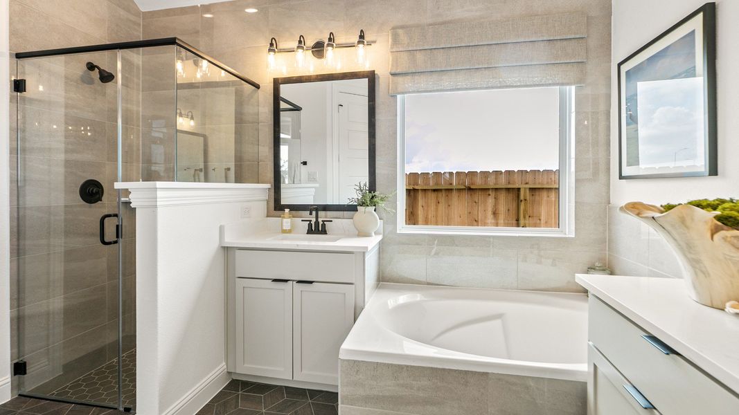 Furnished interior in a model home at Westland Ranch in League City (Image 33). Furnished interior in a model home at Westland Ranch in League City (Image 33).