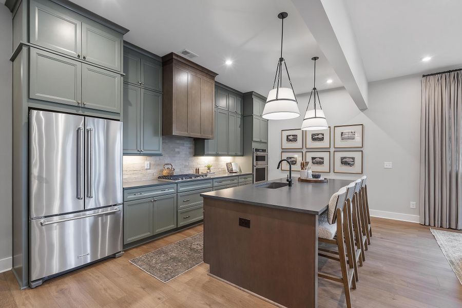 Furnished interior in a model home at Social Circle in Chattanooga (Image 9).
