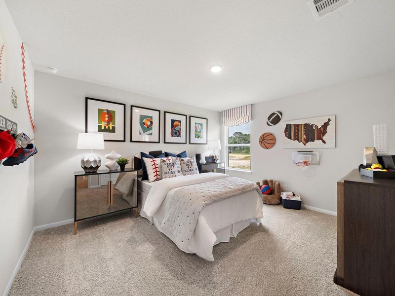 Furnished interior in a model home at Liberty Estates in Cleveland (Image 19).